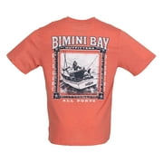 Bimini Bay Outfitters Classic Outfitters Short Sleeve Graphic Tee - All Ports Coral