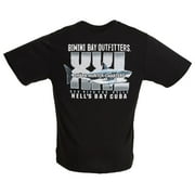 Bimini Bay Outfitters Classic Outfitters Short Sleeve Graphic Tee - Hells Bay Black