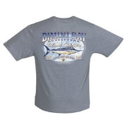 Bimini Bay Outfitters Classic Outfitters Short Sleeve Graphic Tee - Island Charters Dark Gray