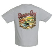 Bimini Bay Outfitters Classic Outfitters Short Sleeve Graphic Tee - Rigged and Ready Light Gray