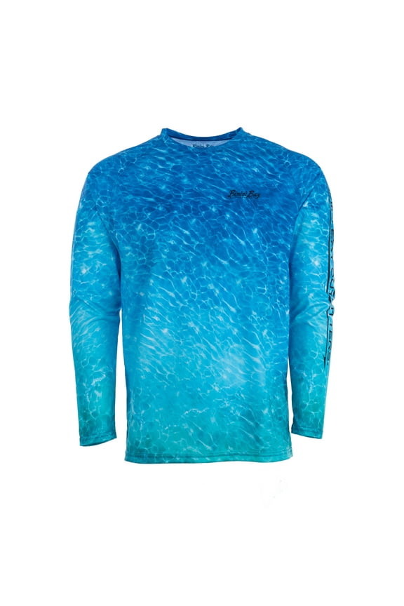 Deep Sea Camo Men's Long Sleeve Shirt