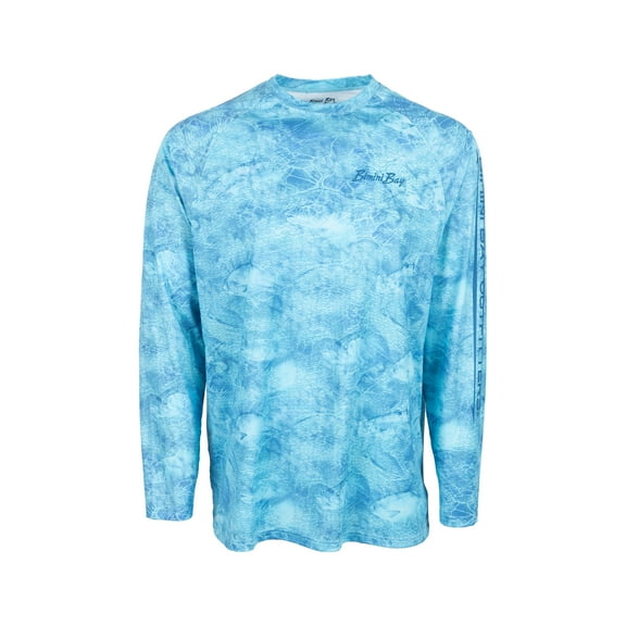 Bimini Bay Outfitters Fish Heads Men's Performance Long Sleeve Tee