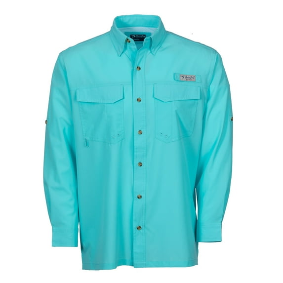 Bimini Bay Outfitters Flats V Long Sleeve Shirt Featuring BloodGuard® Plus (Men's)