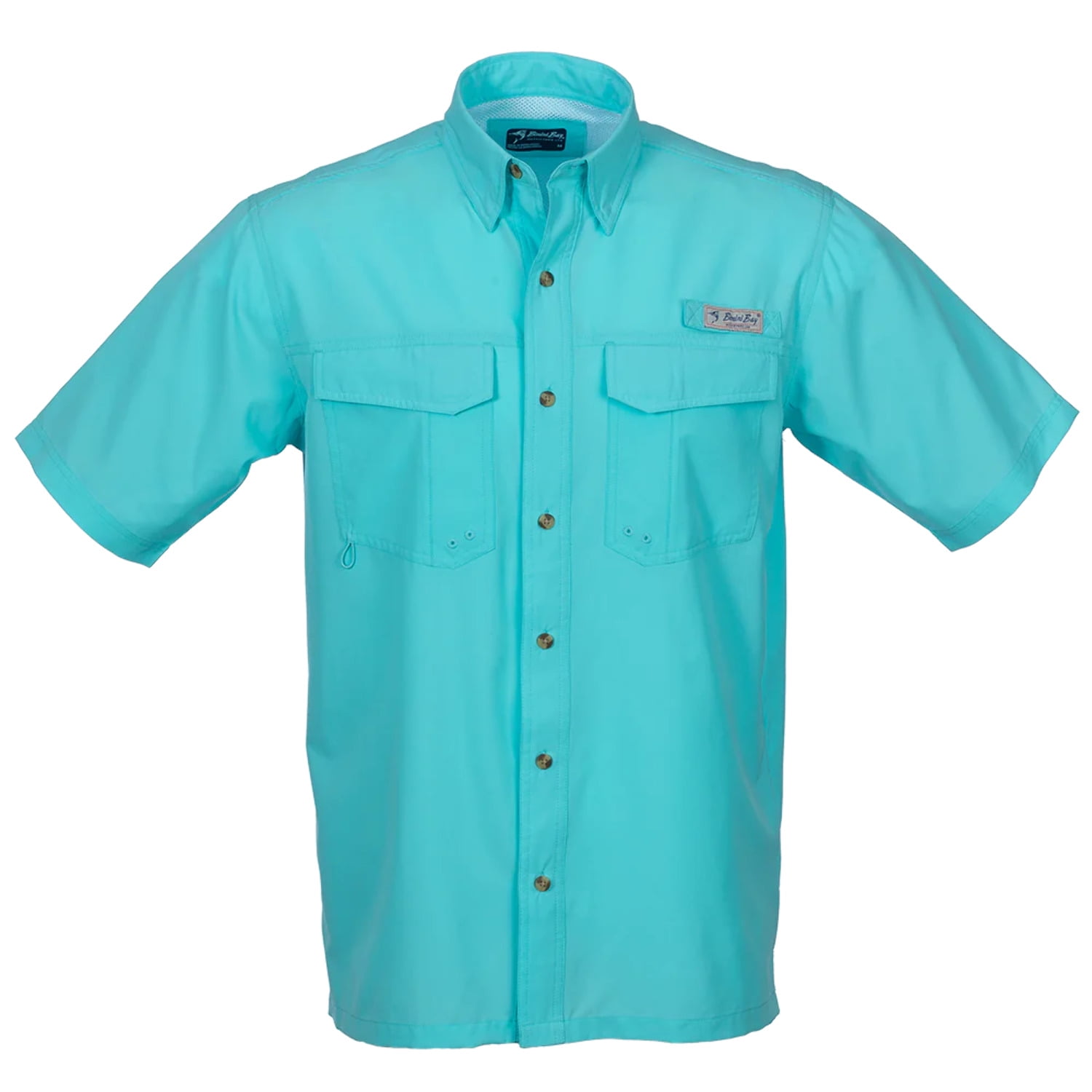 Bimini Bay Outfitters Flats V Men's Short Sleeve Shirt Featuring