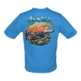 thumbnail image 1 of Bimini Bay Outfitters Hook M' Men's Freshwater Short Sleeve Performance Shirt - Rainbow Trout Marina, 1 of 4