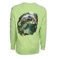 thumbnail image 1 of Bimini Bay Outfitters Hook M' Men's Long Sleeve - Shirt Bass Lime, 1 of 2