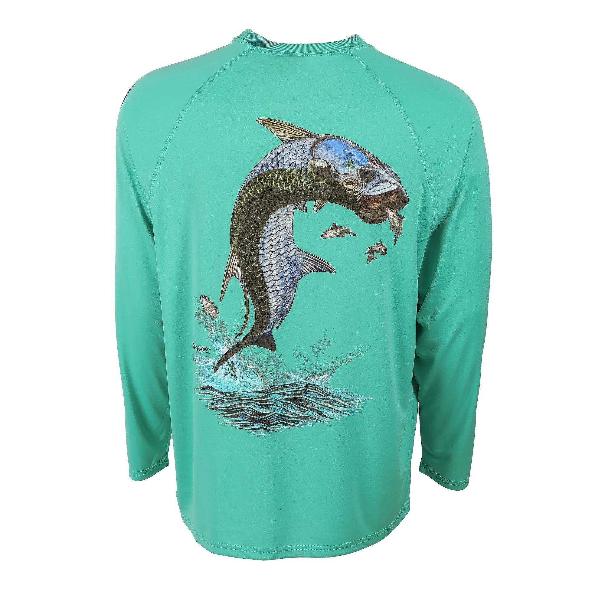 Bimini Bay Outfitters Hook M' Men's Long Sleeve Shirt - Tarpon 2 Aquatic 