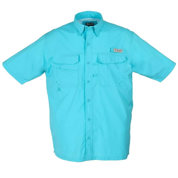 Bimini Bay Outfitters Key West Men's Short Sleeve Shirt Featuring BloodGuard Plus