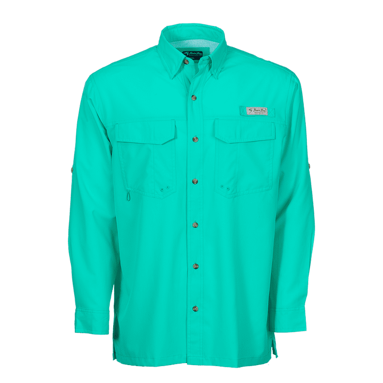 Bimini Bay Outfitters Men's Bimini Flats V Long Sleeve Shirt
