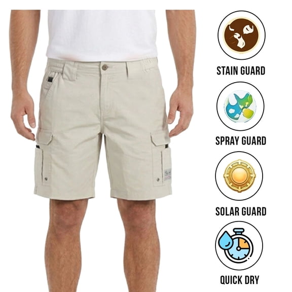 Bimini Bay Outfitters Men's Cement Short Boca Grande II Fishing (S04)