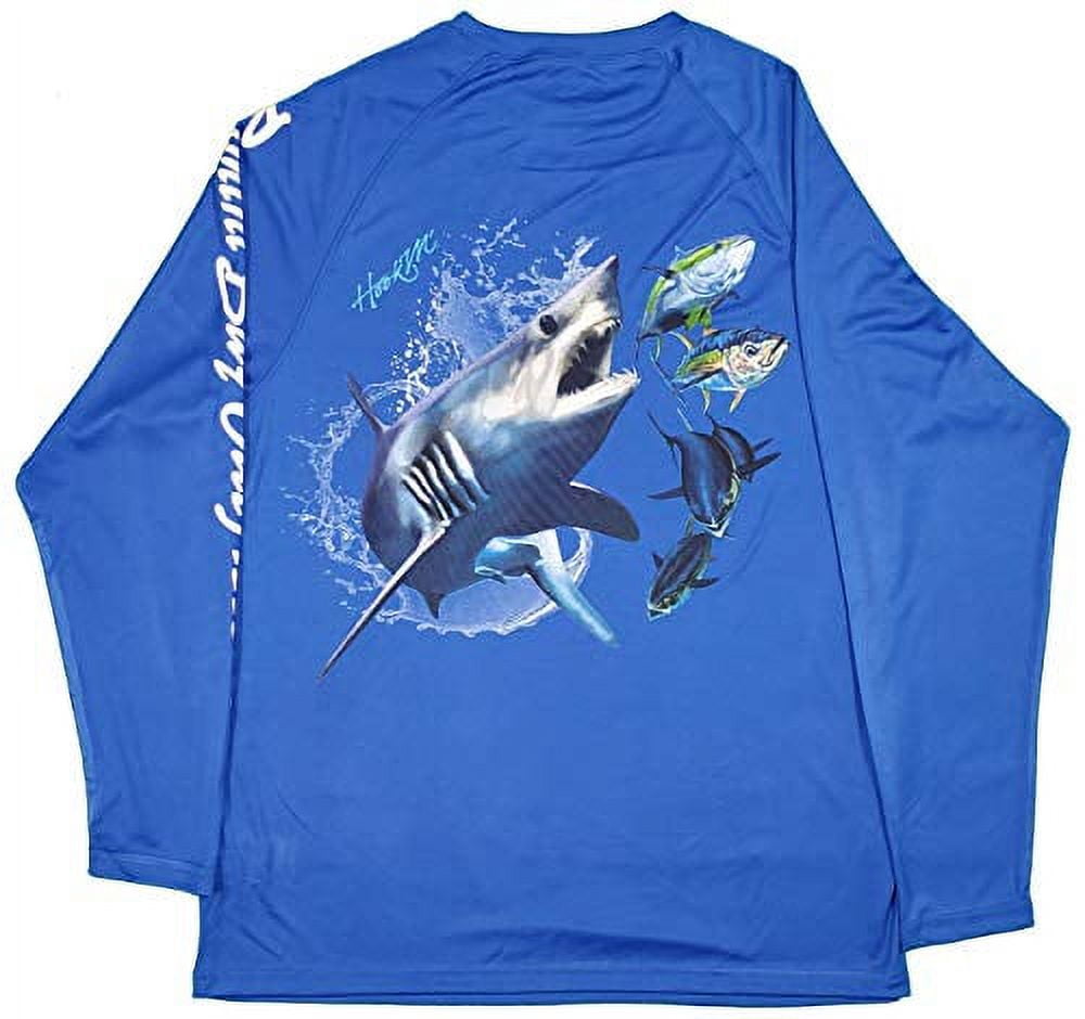 Bimini Bay Outfitters Men's Hook'M Graphic Long Sleeve Shirt