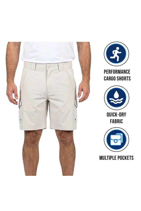 Men's Sandstone Short Bluefin II Performance Cargo