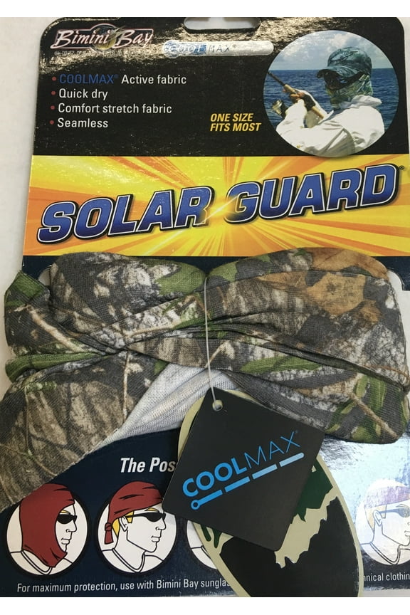 Solarguard Headwear, 100% polyester, Camo color, Unisex