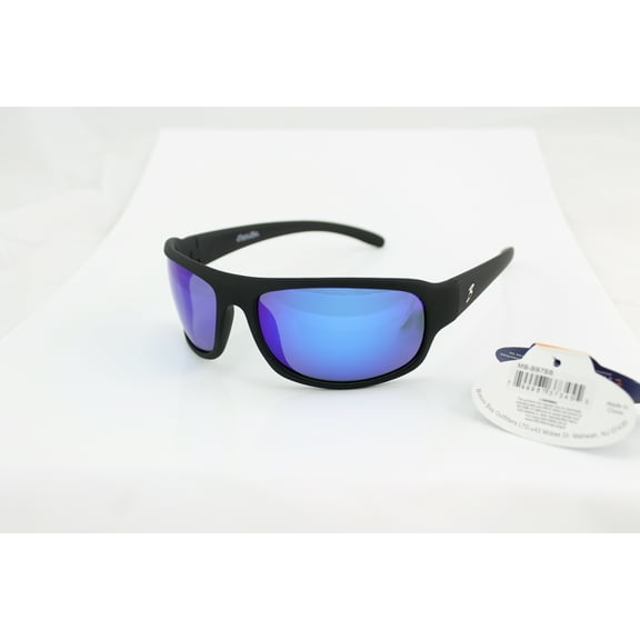 Bimini Bay Outfitters Sunglass, Matte Black With Smoke Blue Lens