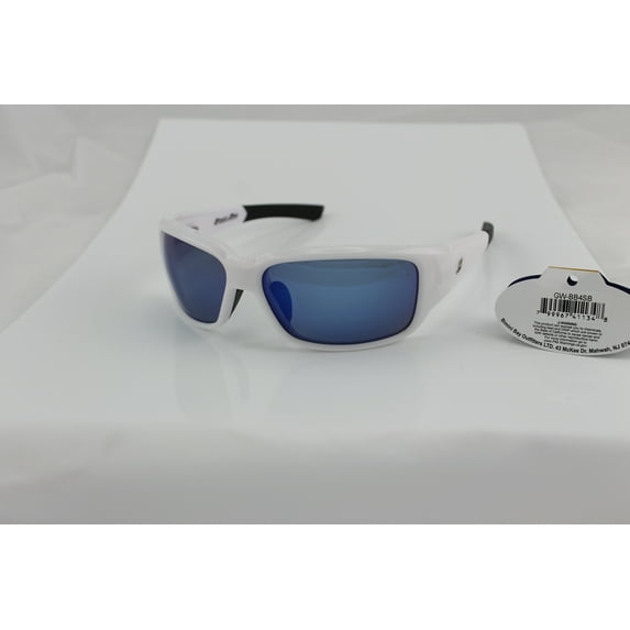 Bimini Bay Outfitters Sunglasses, Gloss White Frame Performance, Adult, Unisex