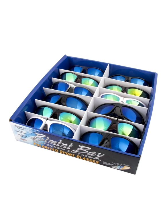 UV Protection Unisex Logo Sport Sunglasses - One Assorted Pair