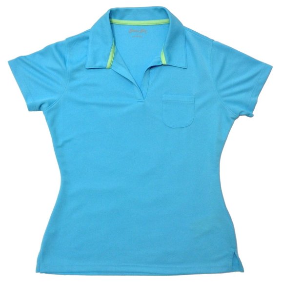 Women's Oasis Birdseye Knit Short Sleeve Polo Shirt
