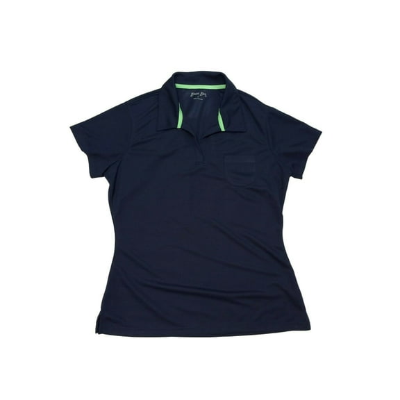Bimini Bay Outfitters Women's Oasis Birdseye Knit Short Sleeve Polo Shirt