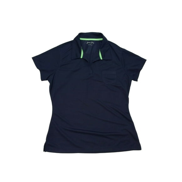 Women's Oasis Birdseye Knit Short Sleeve Polo Shirt