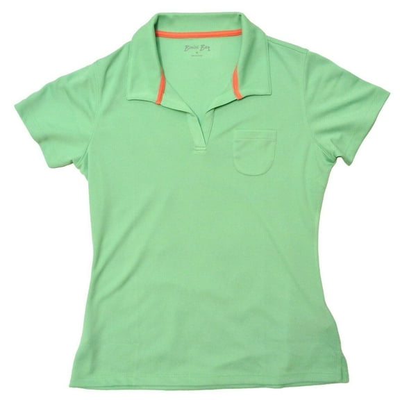 Bimini Bay Outfitters Women's Oasis Birdseye Knit Short Sleeve Polo Shirt