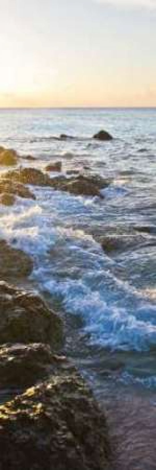 Bimini Coastline I Canvas Art - Susan Bryant (8 x 24)