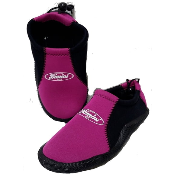 Bimini H2O Gear Water Shoes Aqua Socks Black Pink Size 6