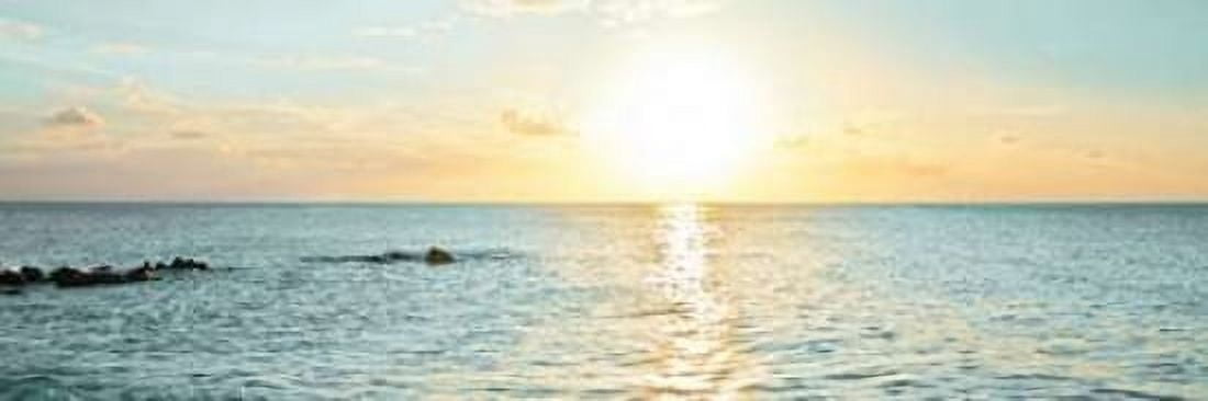 Bimini Horizon I Canvas Art - Susan Bryant (12 x 36)