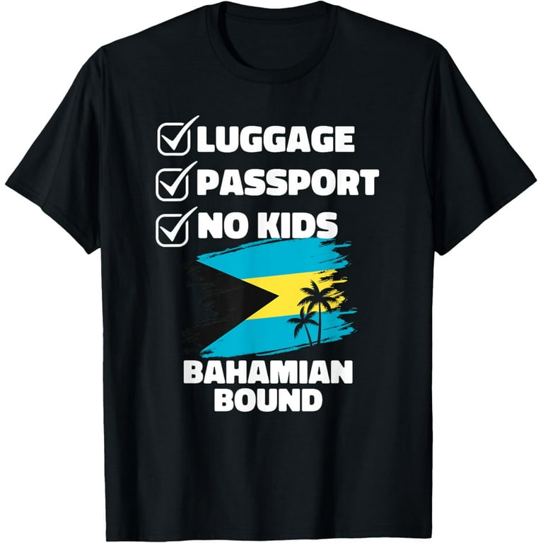 Vintage Bahamas Flag Vacation T-Shirt Men Women Youth Tee Vintage Bahamas Flag Vacation T-Shirt Men Women Youth Tee