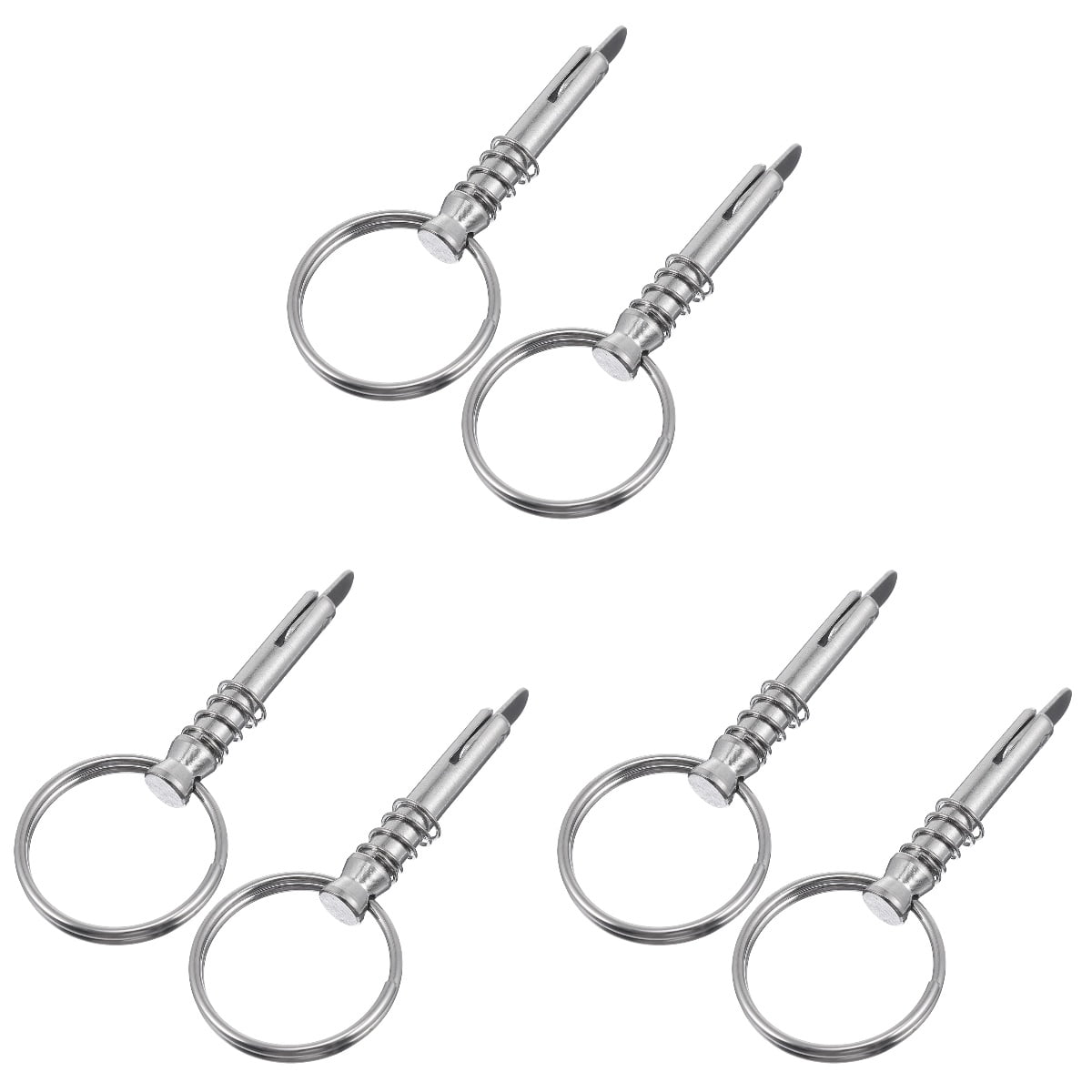 Bimini Quick Release Pin 6 PCS Yacht Safety Marine Circled Pins Coupler