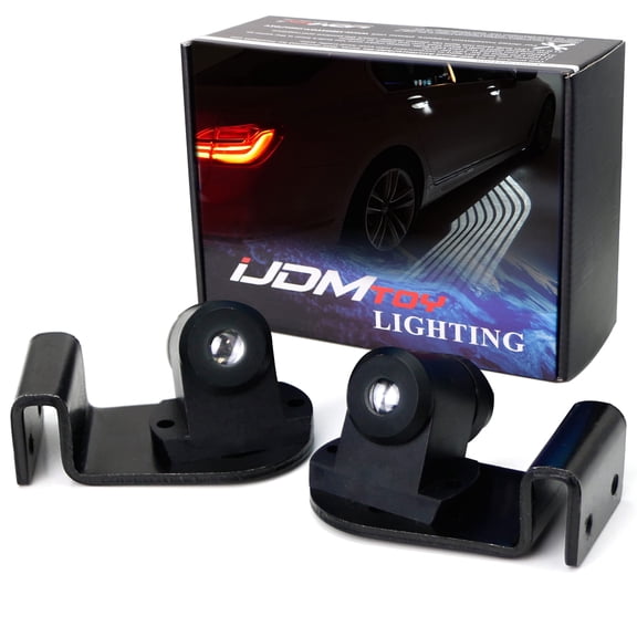 Bimmer Style Angel Wing Micro-Optic LED Welcome Light Carpet, Universal Fit For Any Car SUV Truck As Side Door Step Courtesy Floor Illumination