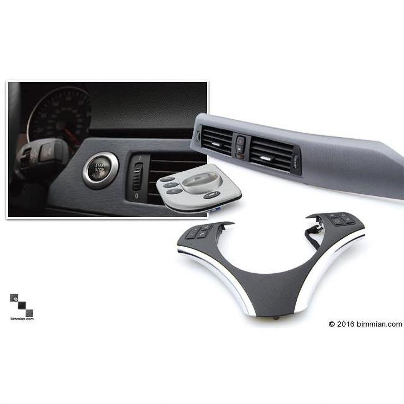 Bimmian BFFAAABT1 1 ft. Dark Titanium Metallic Brushed Textured Vinyl ...