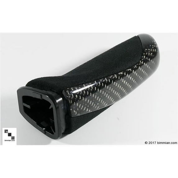 Bimmian CBH84ABYY Carbon Fiber Alcantara E-Brake Handle for BMW E84 X1, Carbon Fiber & Alcantara