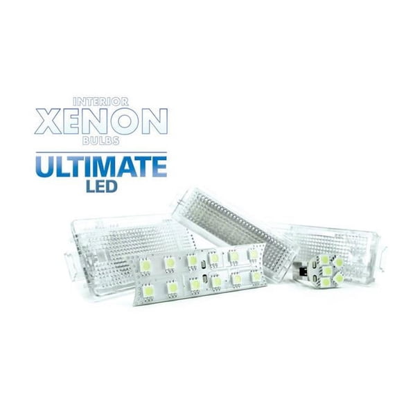 Bimmian IXBX5AUYY Interior Xenon Bulbs- For E53 X5- Ultimate LED Kit- 9 modules and 12 bulbs