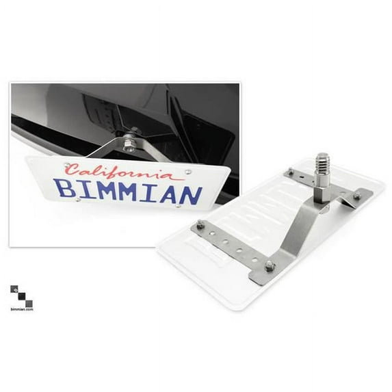 Bimmian TPH82SUYY Mechunik Tow Hook License Plate Holder For BMW E82