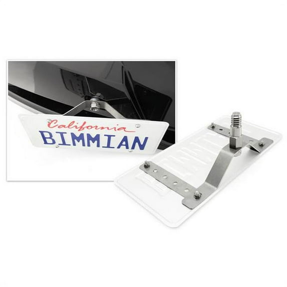 Bimmian TPHAATA76 Mechunik Tow Hook License Plate Holder, Deep Sea Blue Metallic