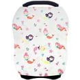 thumbnail image 1 of Bimocosy Baby Car Seat Covers Canopy Cover, Car Seat Covers for Baby Girls, Shopping Cart Cover for Baby, Breathable Nursing Cover, Baby Shower Gifts for Girls (Mermaid), 1 of 6