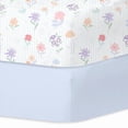 thumbnail image 1 of Bimocosy Crib Sheets Fitted 2 Pack for Baby Boys & Girls 52'’ x 28'' (Garden), 1 of 8