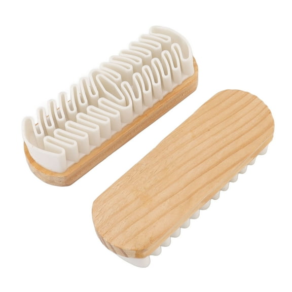 Bimzuc 2-PCS Suede & Nubuck Cleaning Brush Set, Double-Sided Shoe Care Brush for Snow Boots, Matte Leather Shoes, Handbags & Upholstery