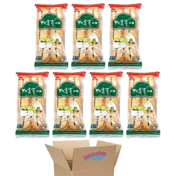 Bin Bin Rice Crackers, Original, 3.73 Ounce (Pack of 7)
