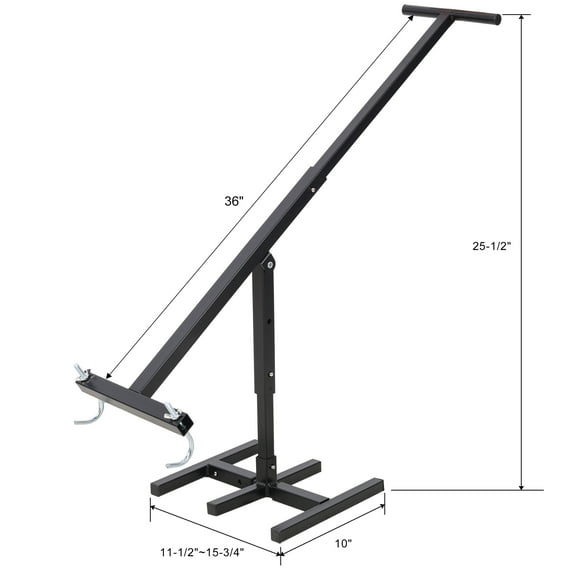 Bin Compactor, Trash for Kitchen, Garden, Restaurant, Office; Touchless Trash Can Compactor, Portable Waste Recycling Hand Tool, Manual Trash Squasher with Adjustable Height Max for 170 gallon bin.,