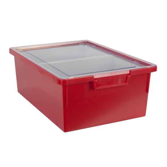 Bin/ Tote/ Tray Divider Kit - Double Depth 6" Bin in Primary Red - 1 pack