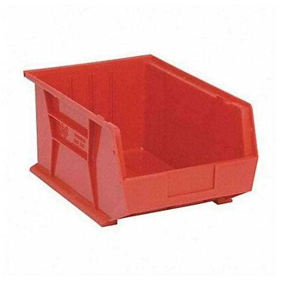 Quantum Storage Systems Hang and Stack Bin,Red,PP,8 in QUS255RD