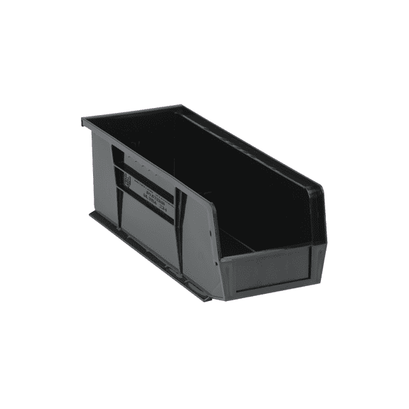 Quantum Storage Systems QUS232YL Ultra Stack & Hang Heavy Duty Part Organizer Yellow Bins 6" L x 11" W x 3" H 8 Pack