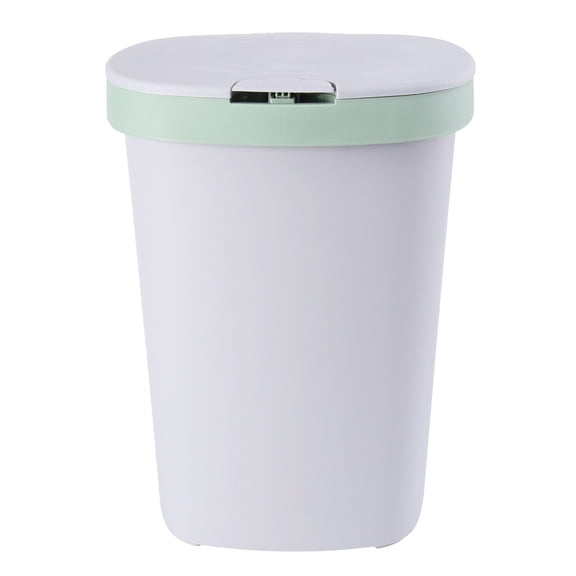Stylish Living Room Flip Lid Bin with Silent Trash Can for Garbage Disposal
