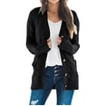 thumbnail image 1 of BinBiL Cardigans for Women Clearance Womens Long Sleeve Chunky Cable Knit Fall Cardigans Sweaters Button Down Open Front Outerwear with Pockets, 1 of 9