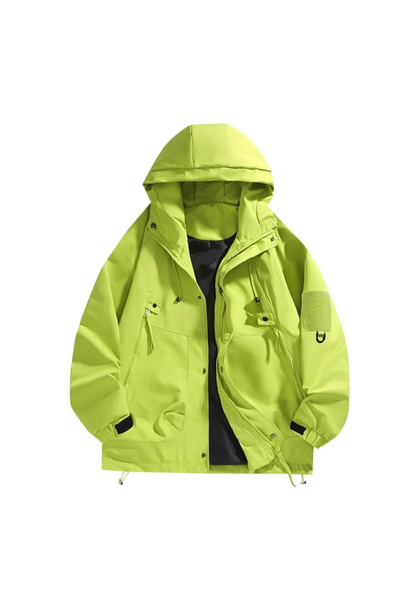 Men Clothing clearance Men and Women Same Style Interchange Jacket Jacket Work Clothes Outdoors Windbreaker Loose Coat