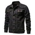 thumbnail image 1 of BinBiL Men'S Cardigan Sweaters Clearance,Jean Jacket for Men - Classic Trucker Style Slim Fit Casual Outerwear Button Down Cowboy Cut - Men'S Denim Jacket, 1 of 3