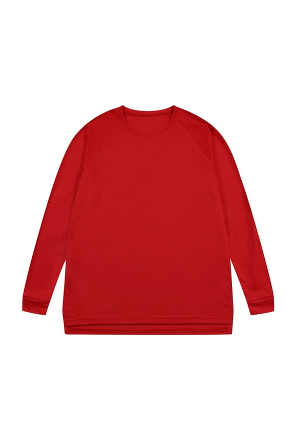 Men coats for winter Warm Men's Solid Color Casual Fitness Sport Permeability Round Neck Long Sleeve Blouse