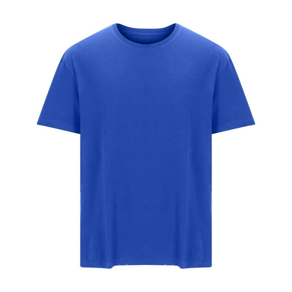 BinBiL Men's Sun Shirts Short Sleeve UPF 50+ UV Protection Swim Shirts Rash Guard Quick Dry Workout Gym Athletic T-Shirts Blue-B XXL