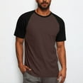 thumbnail image 1 of BinBiL Men's Sun Shirts Short Sleeve UPF 50+ UV Protection Swim Shirts Rash Guard Quick Dry Workout Gym Athletic T-Shirts Brown-K 8(L), 1 of 9